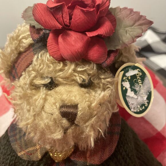 Bearington Collection Bear Martha Handcrafted Jointed Limited Edition - Picture 2 of 8